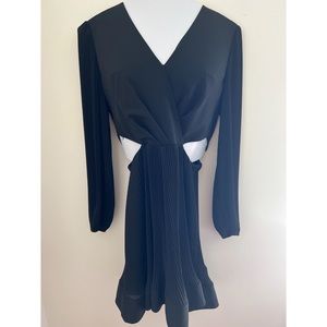 Milly - Winnie cutout pleated dress, size 8